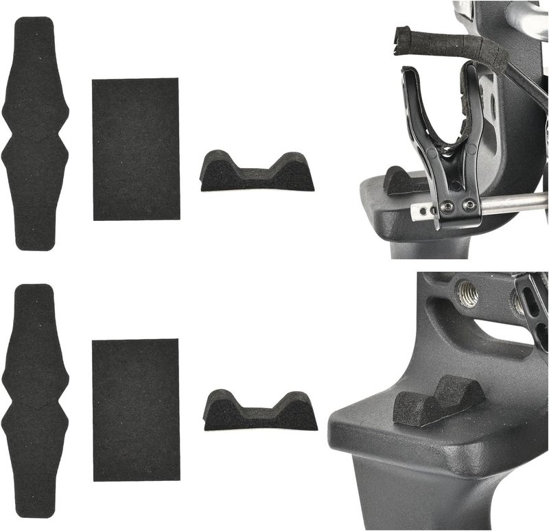 SP.G Felt for Arrow Rest - 2 Set Archery Arrow Rest Felt Tapes with 2 Arrow Holder Pads Adhesive Drop Away Arrow Rest Felt Sticker for Compound Bow Arrow Rest - Image 1